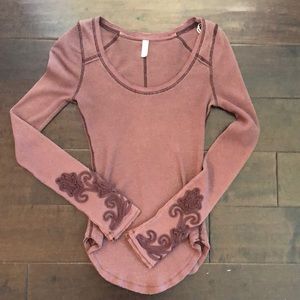 Purple thermal long sleeve